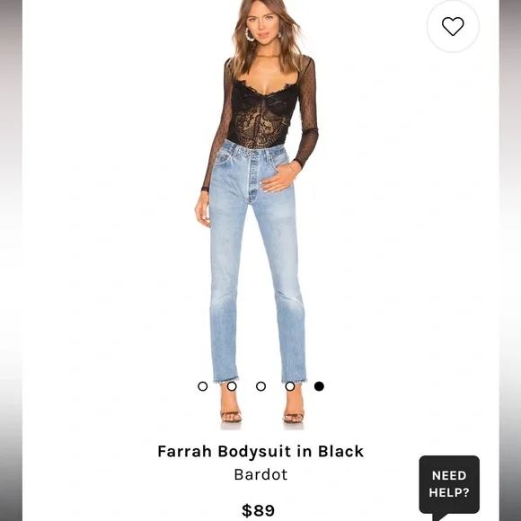 Bardot farrah bodysuit on sale